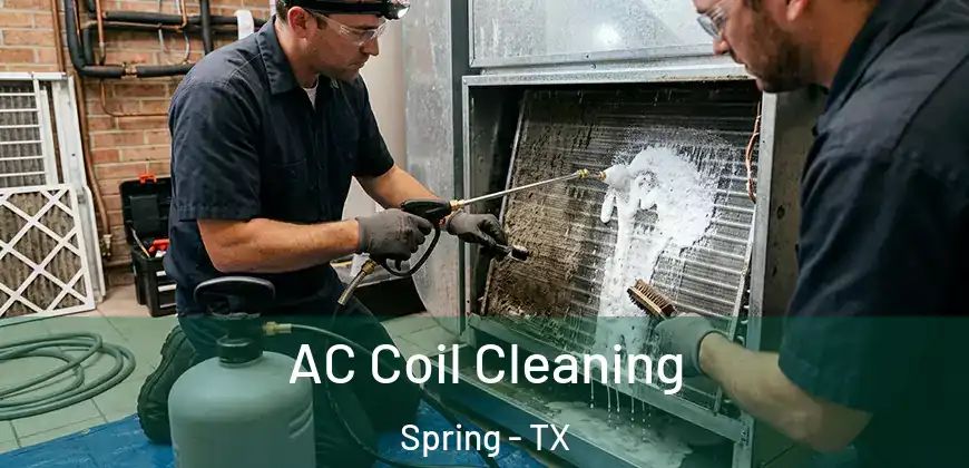 AC Coil Cleaning Spring - TX