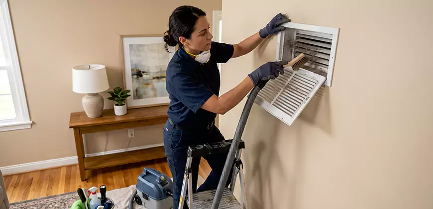 AC Vent Cleaning in Spring