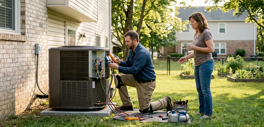 HVAC Replacement in Spring