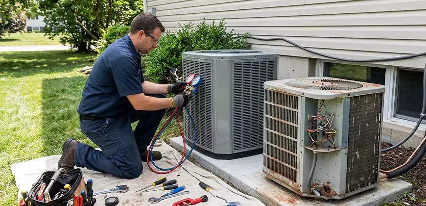 Seasonal AC Checkup in Spring