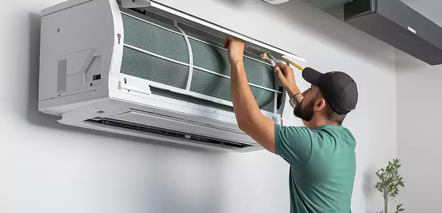 Bathroom and Small Space Ductless Installation in Spring