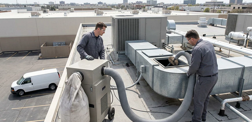 Commercial and Industrial Duct Cleaning in Spring