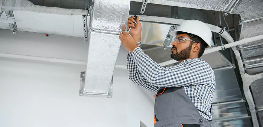 Booster Fan Installation in Spring
