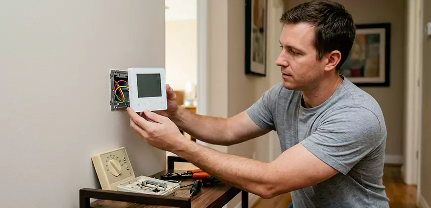 Heat Pump Thermostat Configuration in Spring