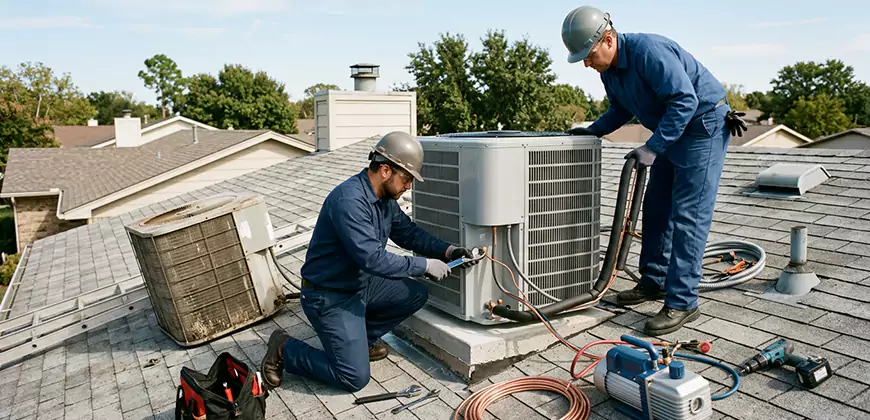 High-Efficiency Condenser Upgrade Service in Spring